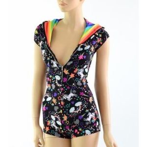 Dragon rainbow romper